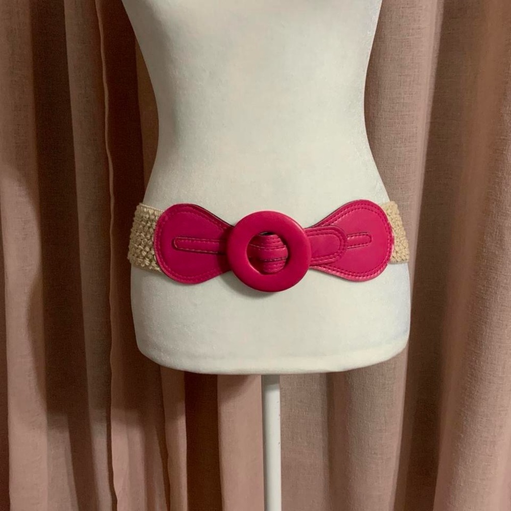 y2k style western faux leather crochet belt